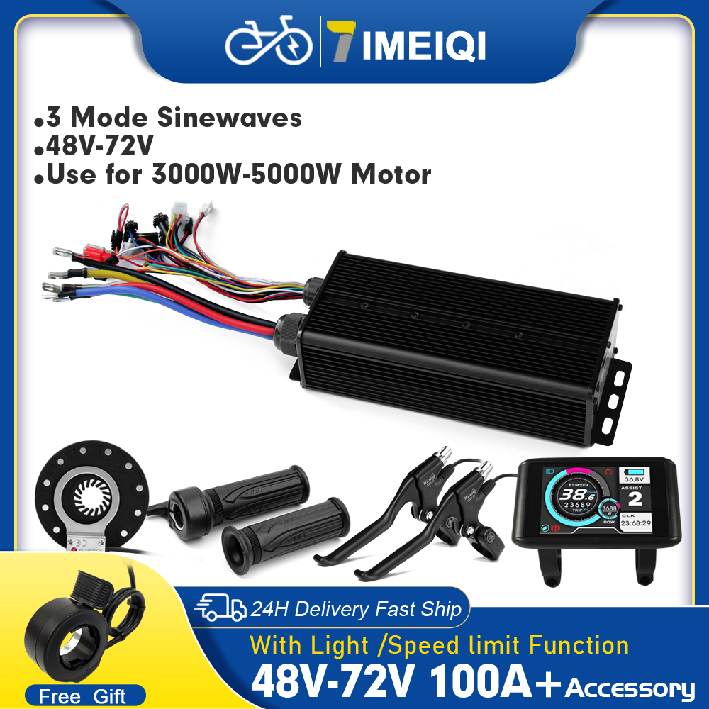 Ebike Sine Wave Controller 100 - 72V 100A Sabvoton Controller recension och pris