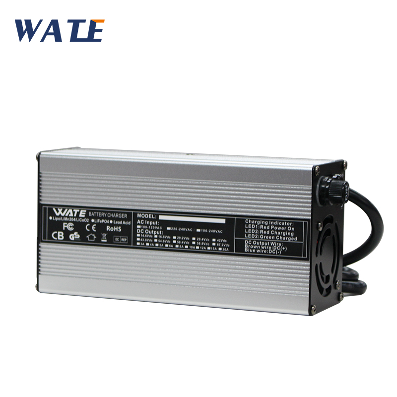 58.4V 12A LiFePO4 Battery Char - 84V 20A Smart Charger recension och pris