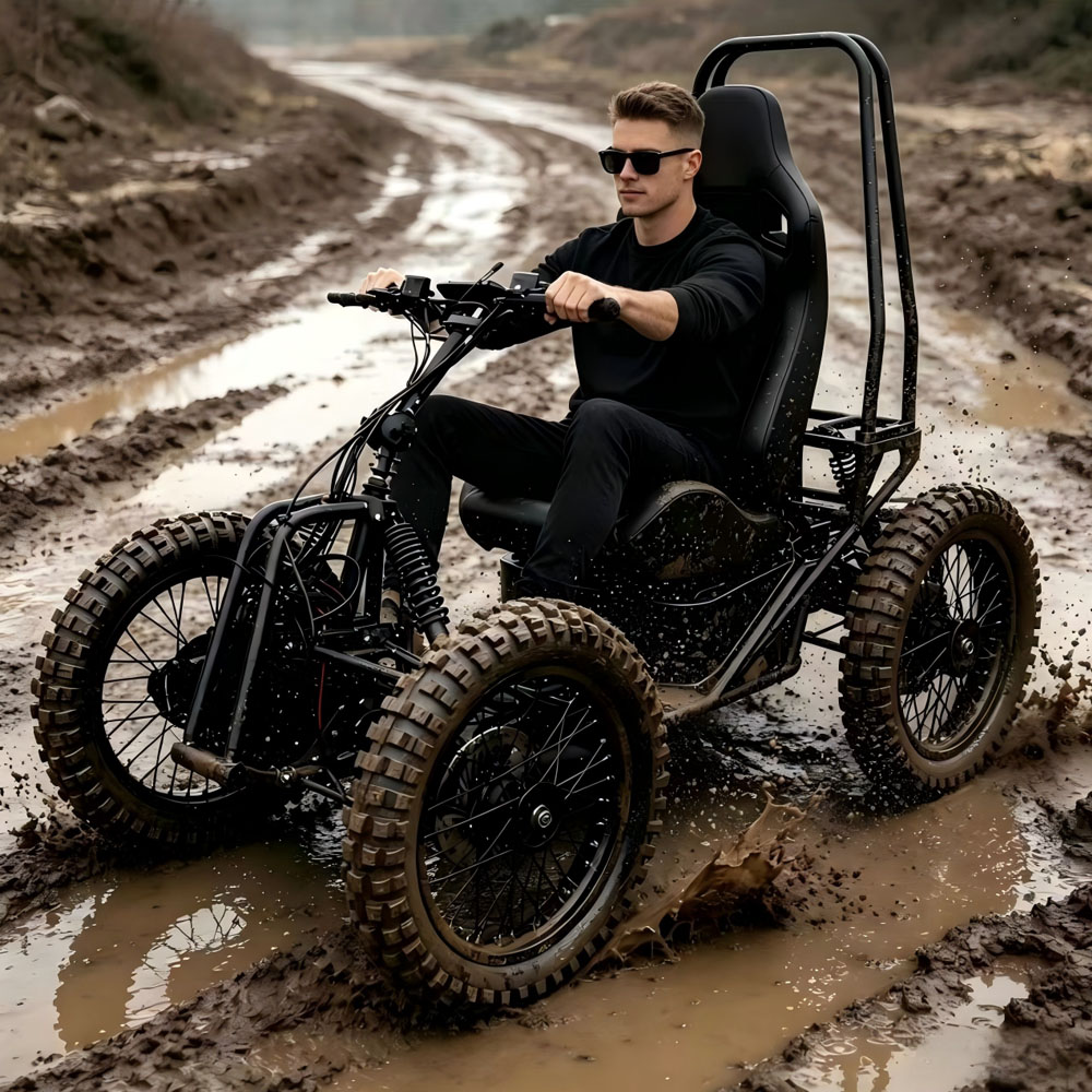 4WD Electric Off-Road Scooter  - 60V 50Ah Electric Scooter Battery recension och pris