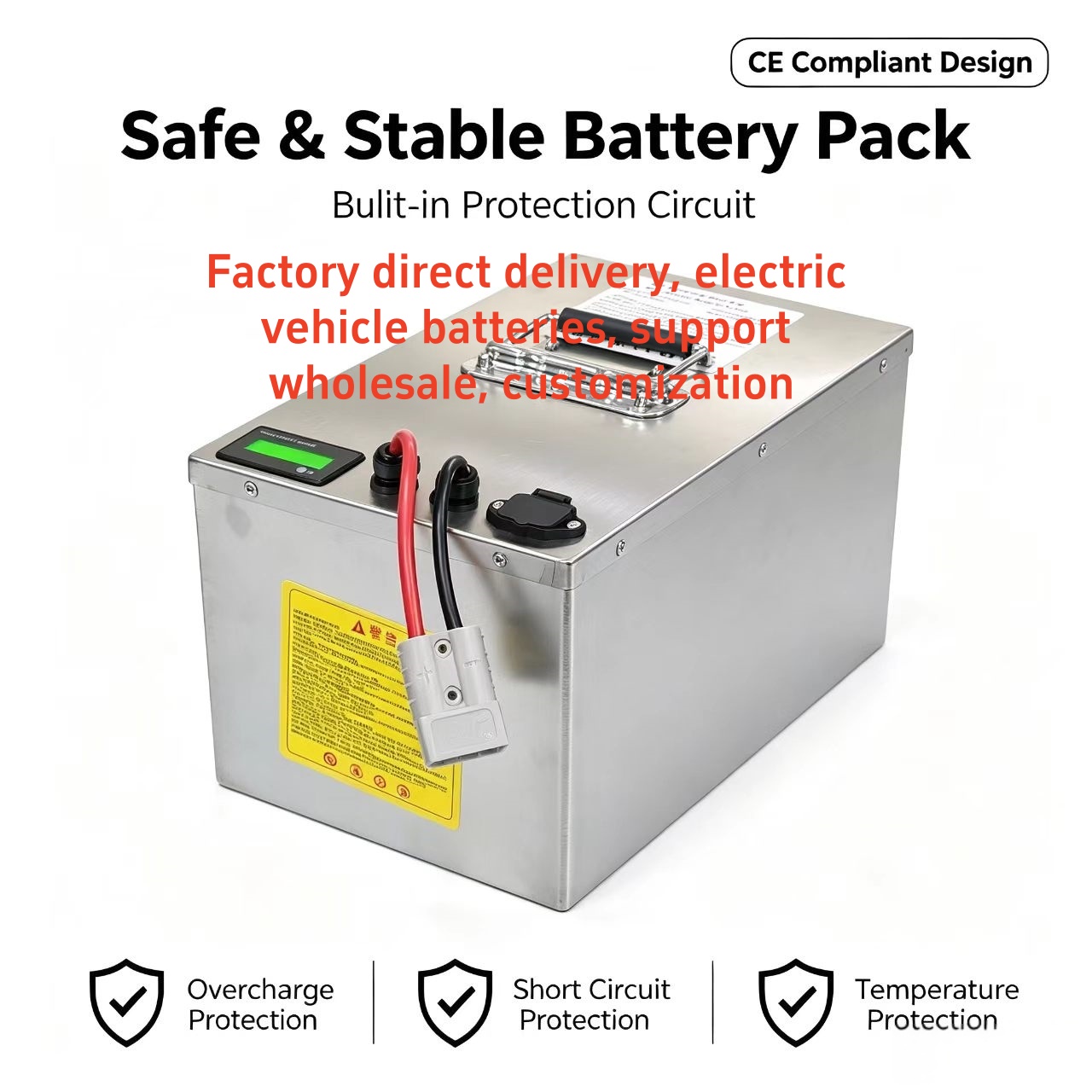60V35Ah 50Ah 100Ah LiFePO4 Bat - 60V 50Ah Electric Scooter Battery recension och pris
